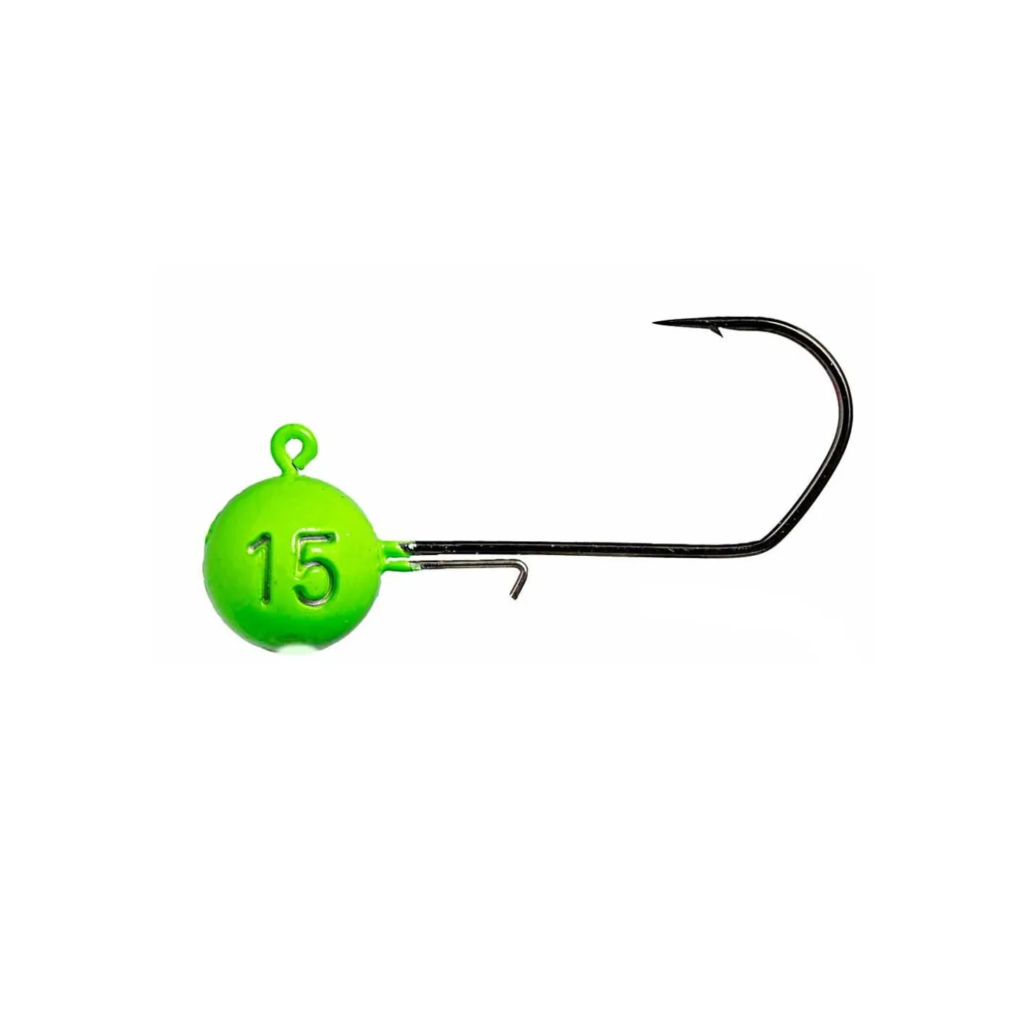 Big Mama Monkey Hooks UV Grün + Glow White 2/0