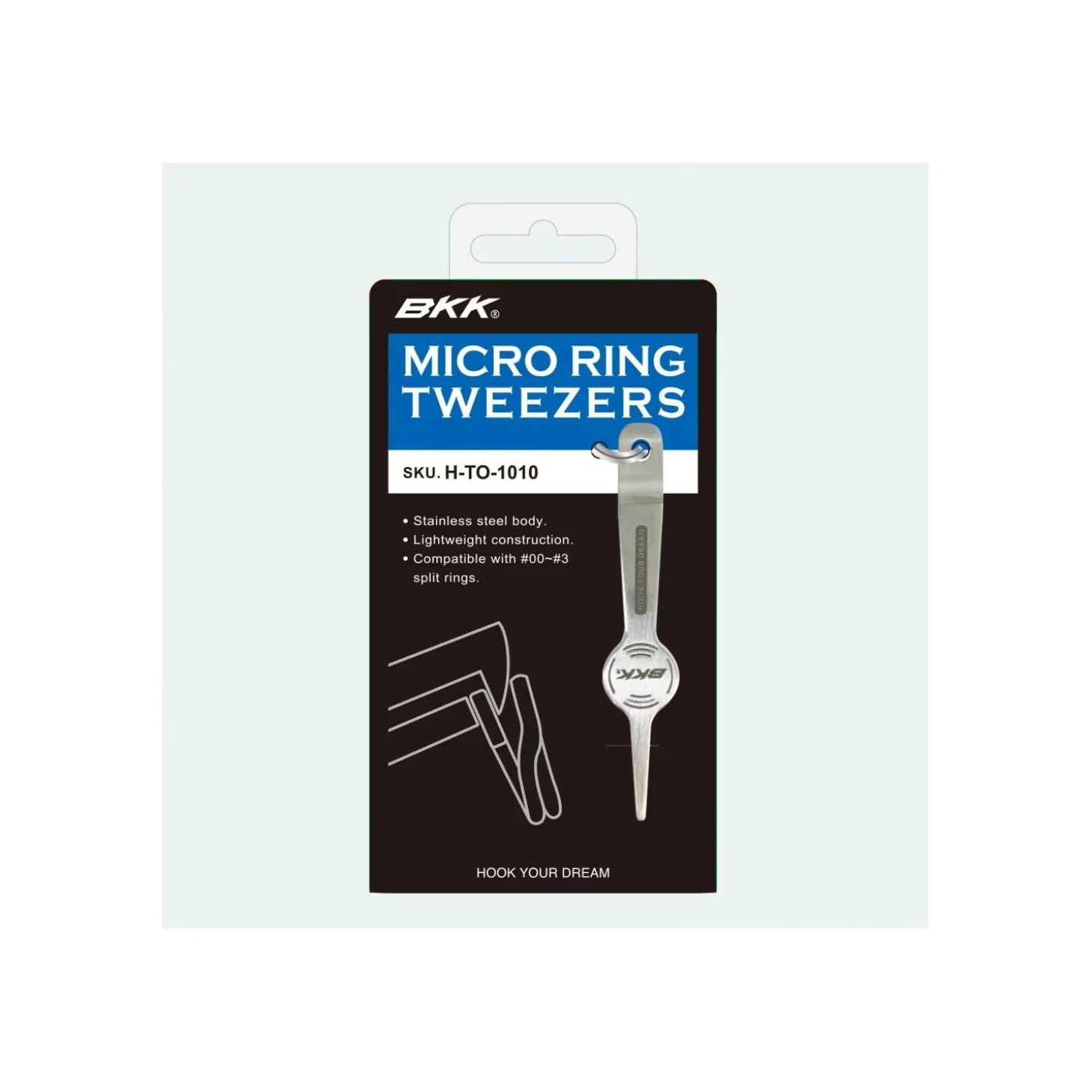 BKK Micro Splitring Tweezers Splitringpinzette