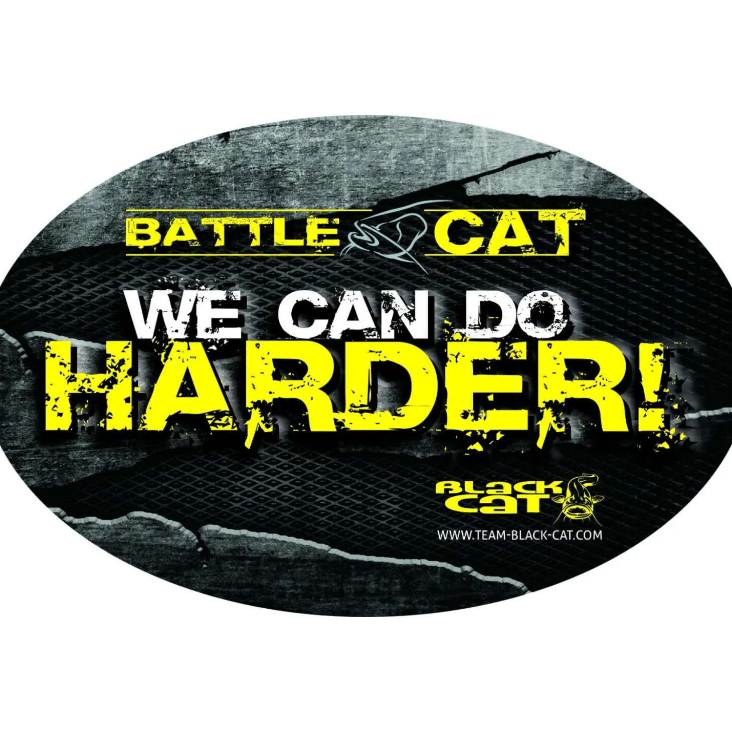 Black Cat Battle Cat Aufkleber 8 x 12 cm