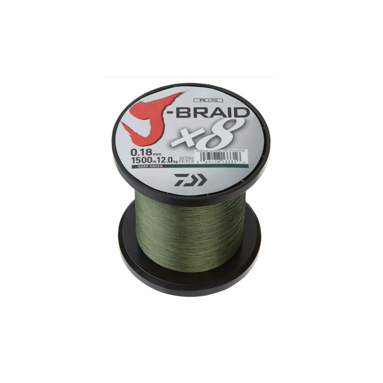 Daiwa J-Braid X8 Dark Green 300m