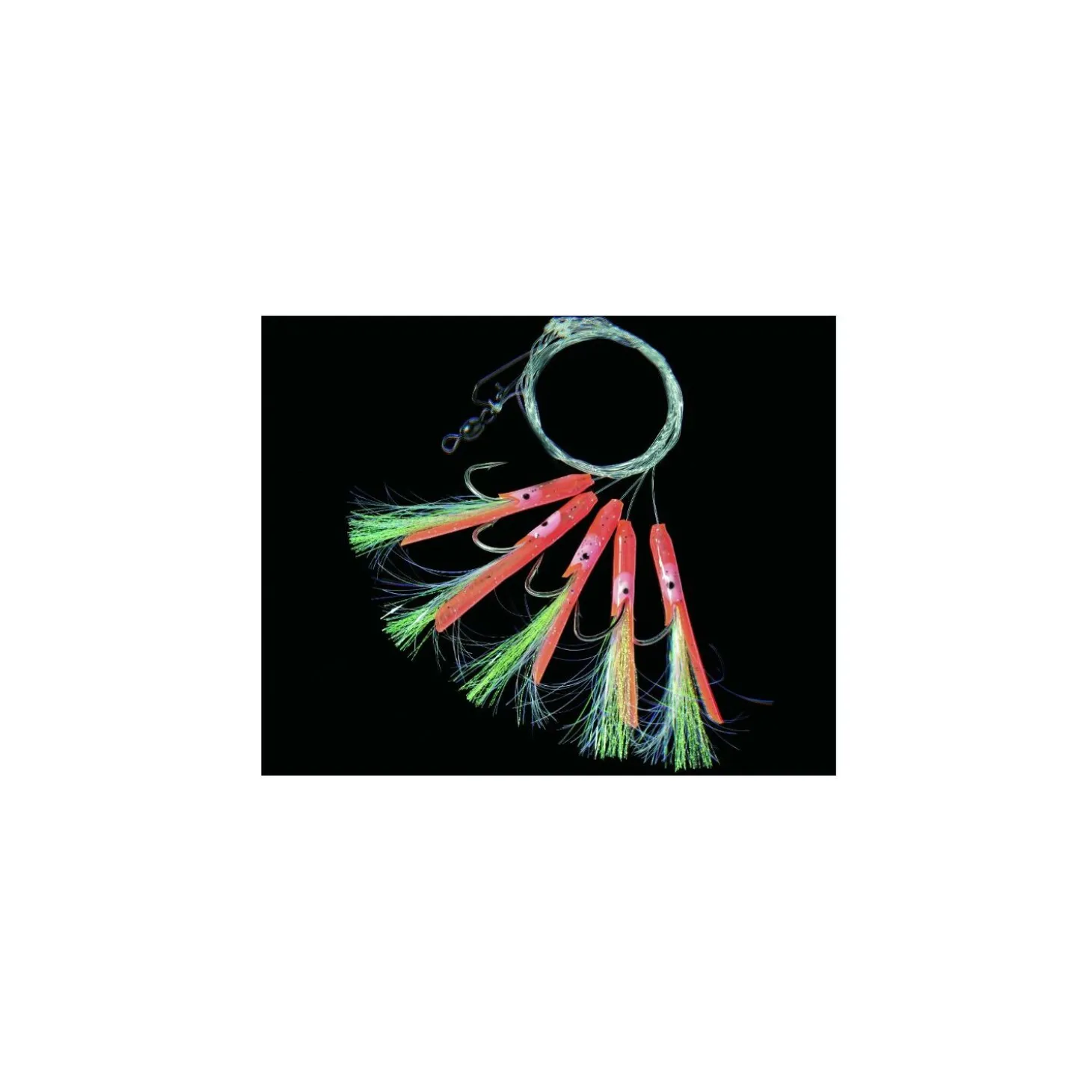 Dega Meeres-Vorfach 5 Arme Glitter-Fischli's