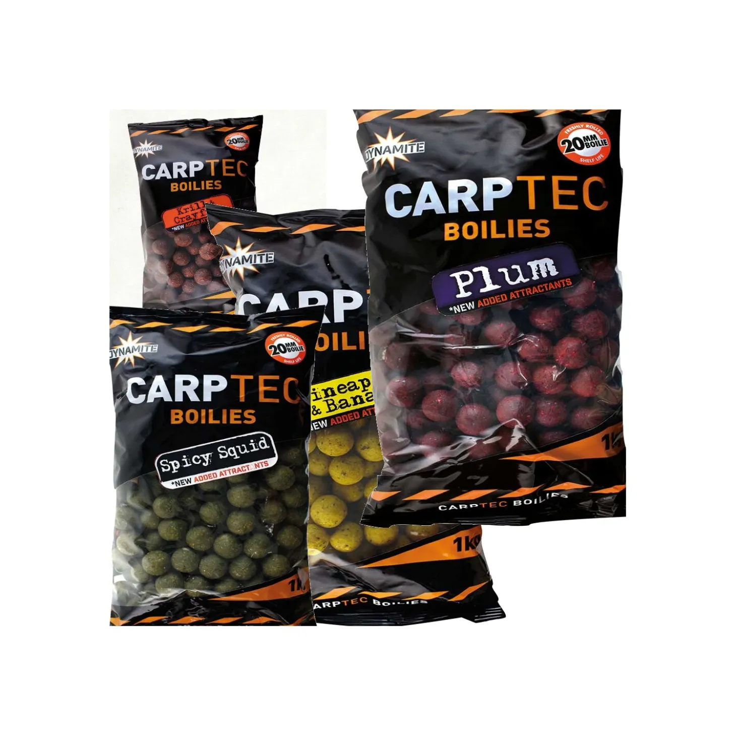 Dynamite CarpTec Boilies pineapple & banane 20 mm 1,8 kg