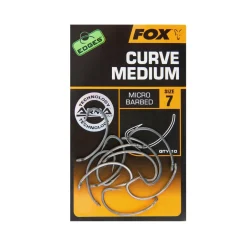 Fox Edges Armapoint Curve Shank Medium Hooks - Gr. 8