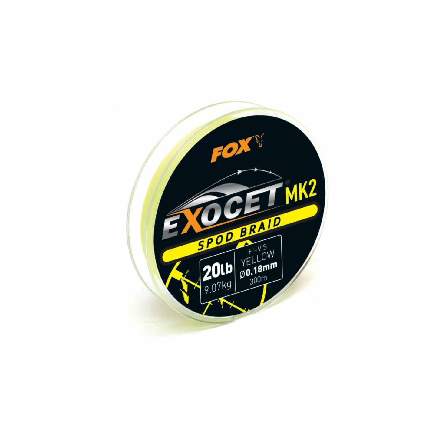 Fox Exocet MK2 Spod Braid - Yellow