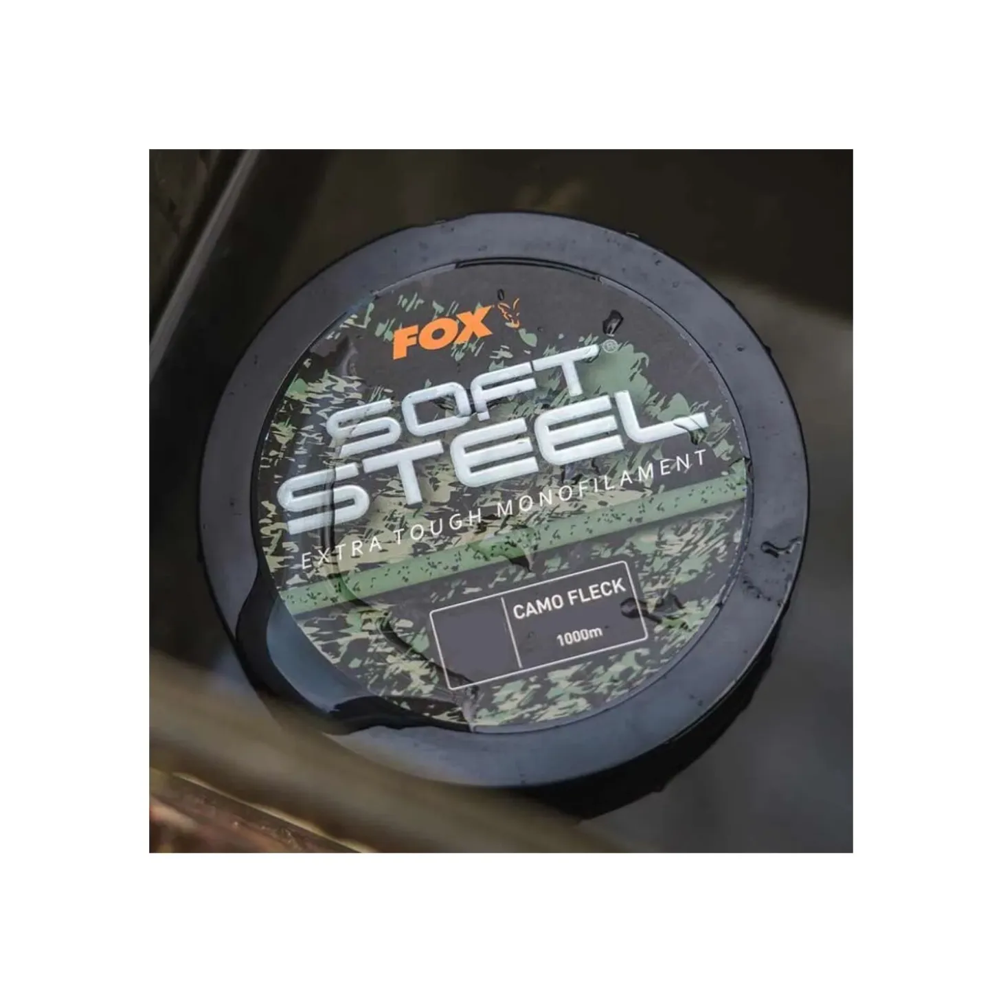 FOX Soft Steel Fleck Camo Mono 0,37 mm 1000 m 9,1 kg