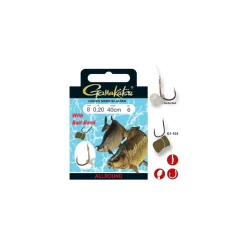 Gamakatsu gebundene Haken BKS-G-103 mit Baitband Gr. 8