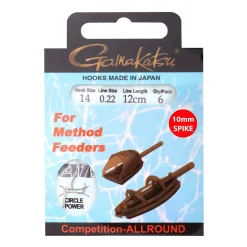 Gamakatsu Method Feeder Haken mit Spike Gr. 6