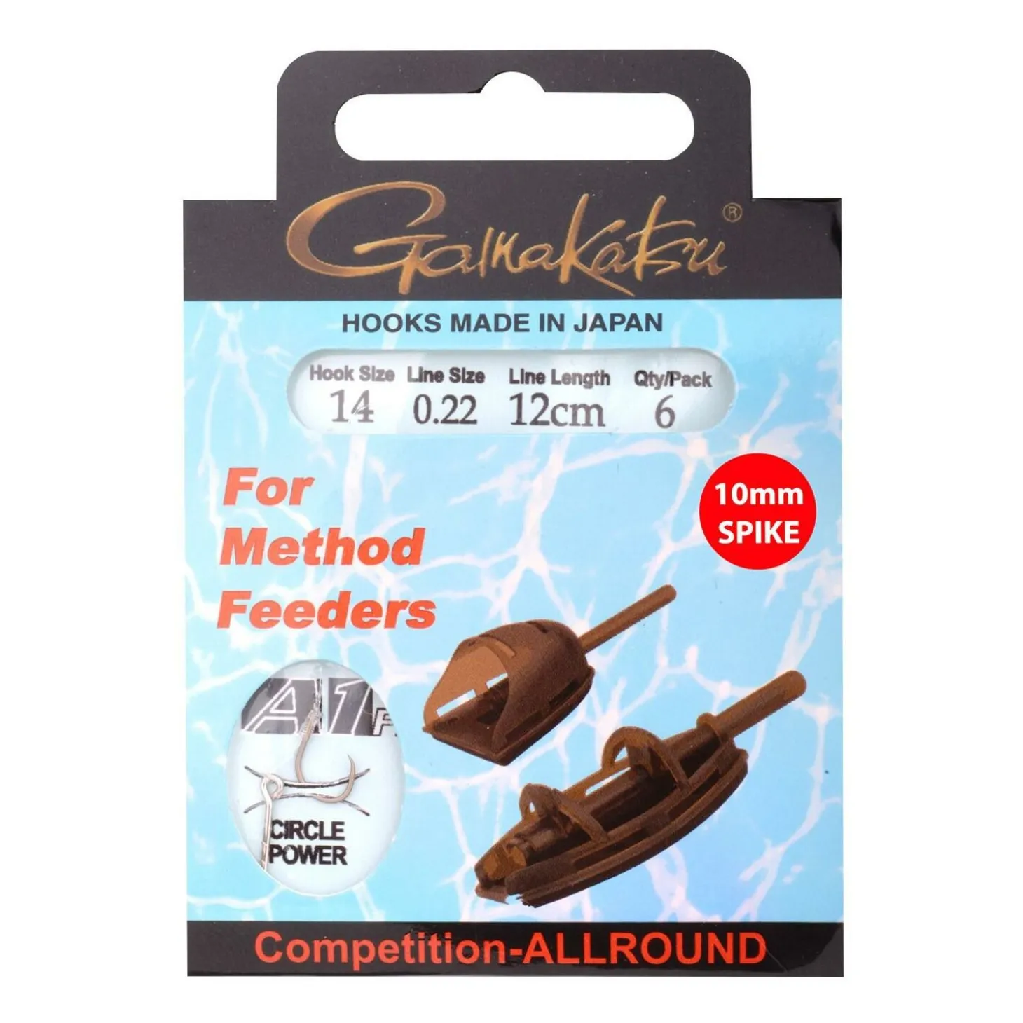 Gamakatsu Method Feeder Haken mit Spike Gr. 6