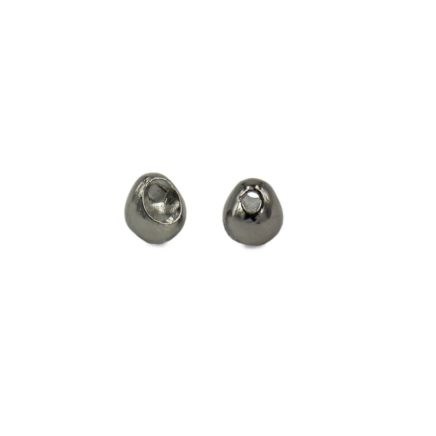 Jig-Off Tungstenperlen Schwarz Nickel
