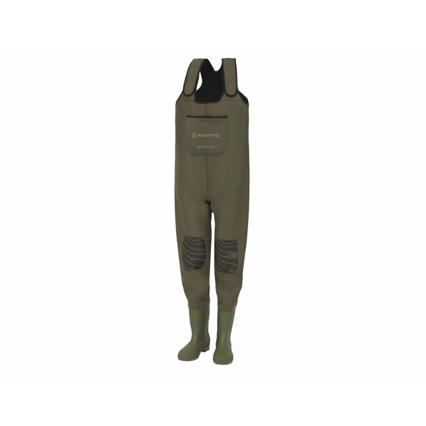 Kinetic NeoGaiter Wader Bootfoot Neopren Wathose Profilsohle