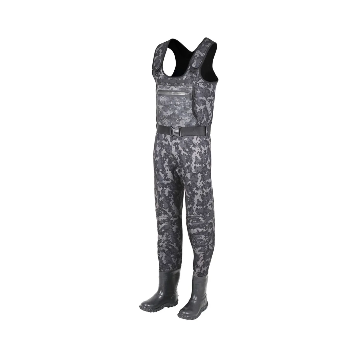 Kinetic NeoRush Bootfoot grau camo Wathose Neopren