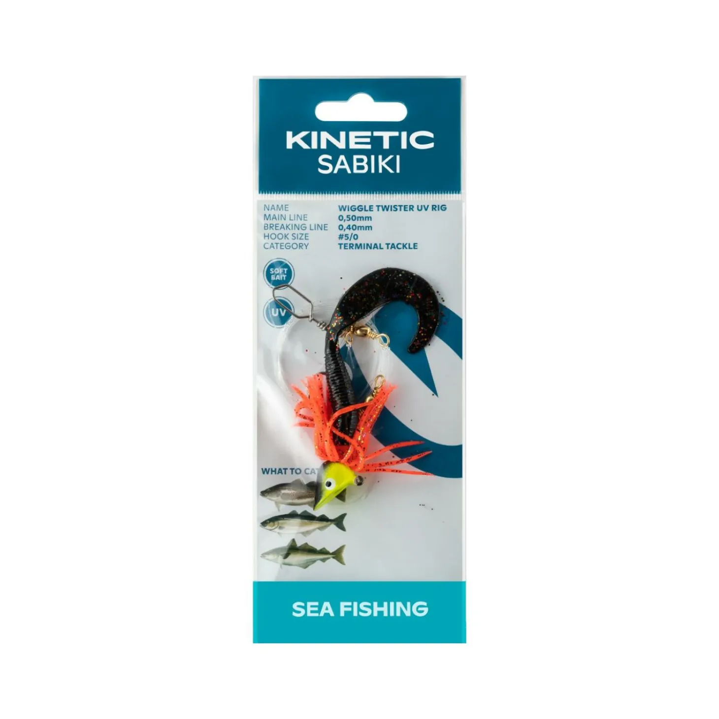 Kinetic Sabiki Wiggle Twister UV
