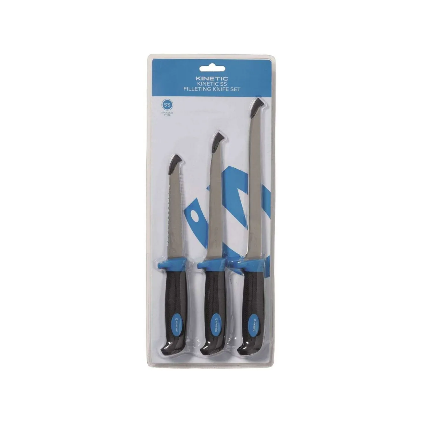 KINETIC SS FILLETING KNIFE SET BLACK/BLUE