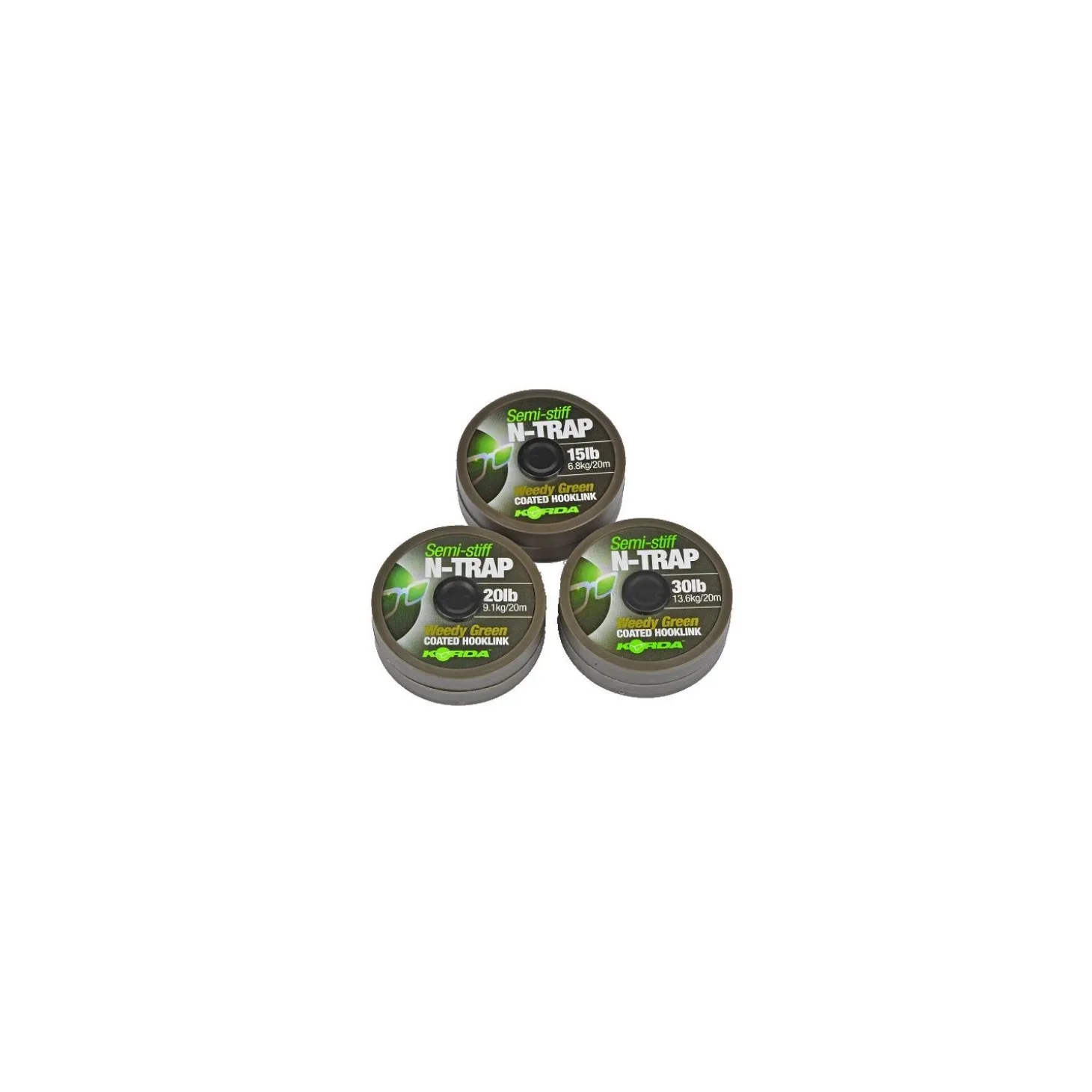 Korda N-Trap Semi-Stiff 20 lb - Green