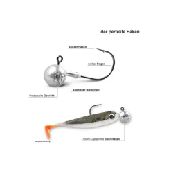 Lieblingsköder Spitze Haken Jigköpfe Expertenset M12 + 20 Gummifische