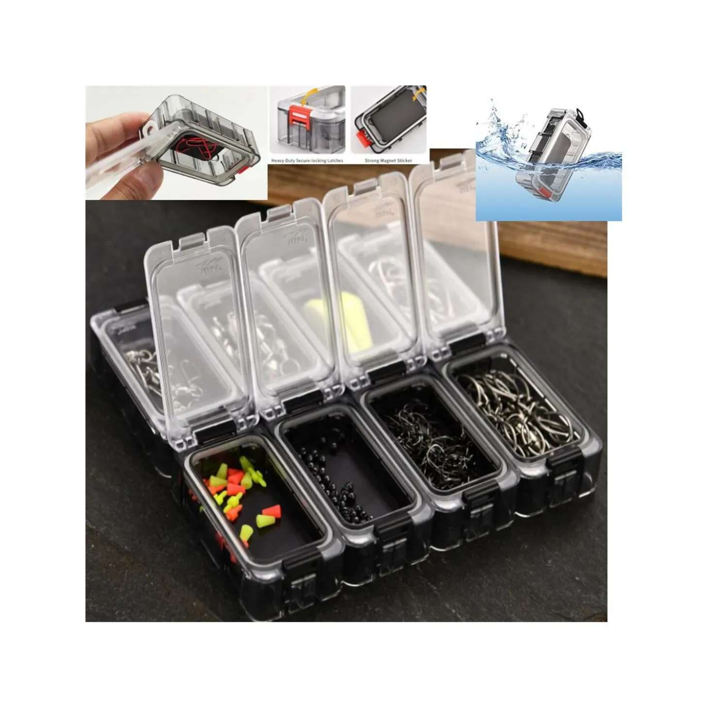 Magnetische Zauberwürfel-Box wasserdicht