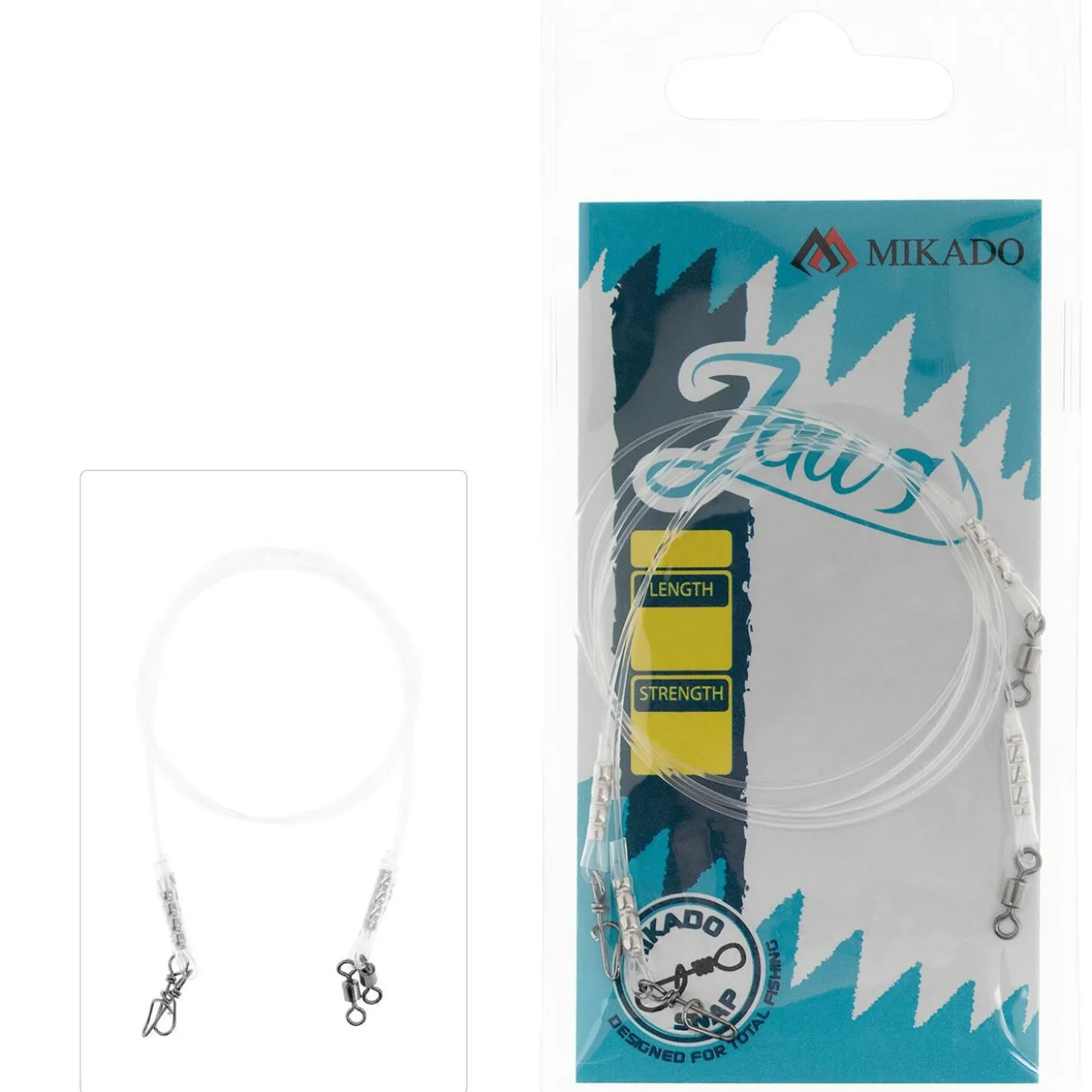 Mikado Fluorocarbon Leader Jaws super strong