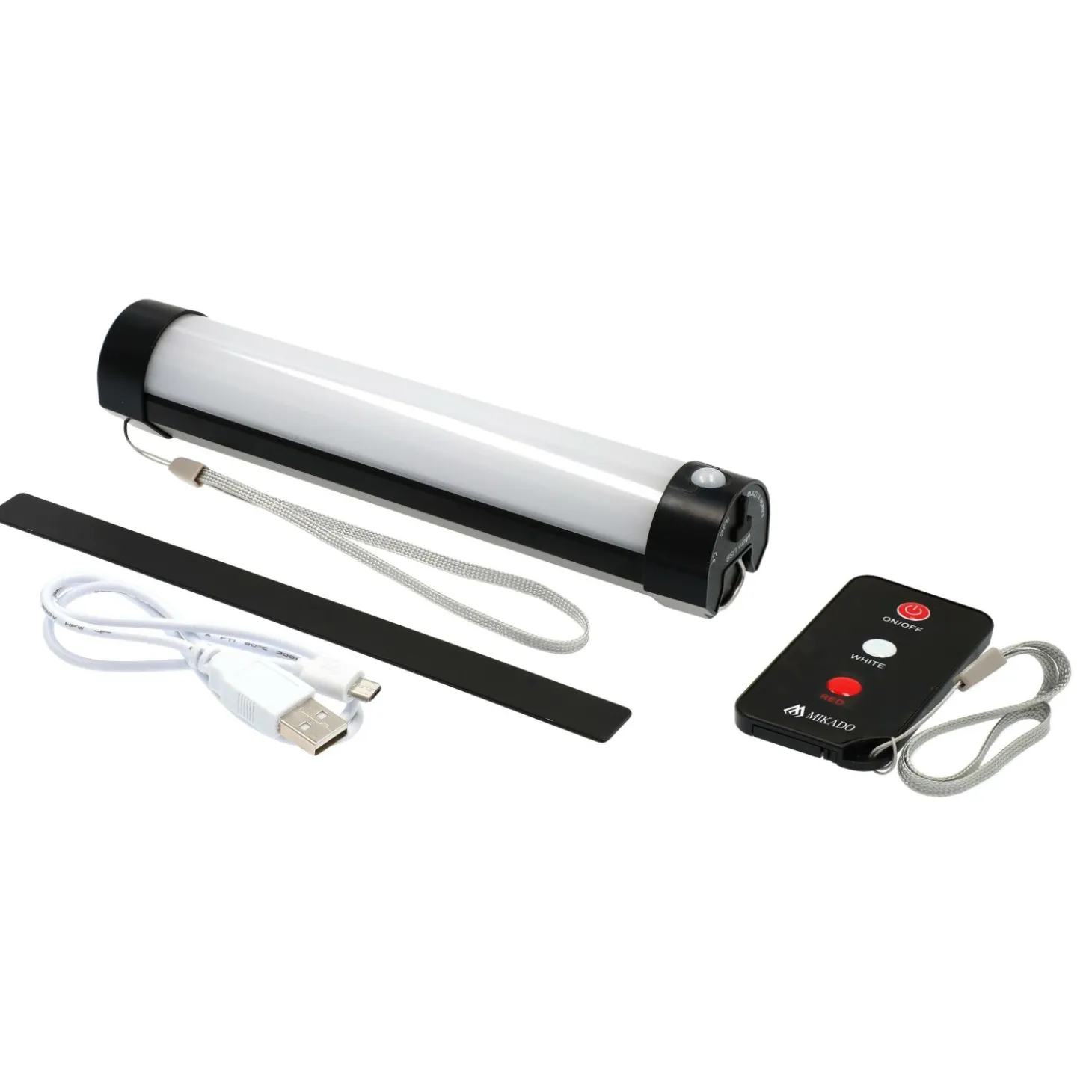 Mikado Lampe Zelt Lampe 100 Lumen mit Fernbedienung und USB