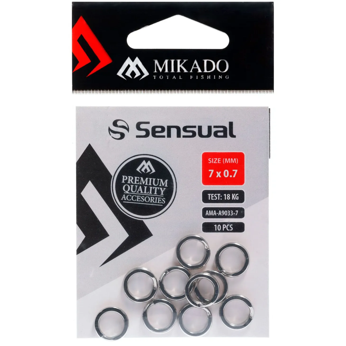 Mikado Splitring Sprengringe Gr. 9 x 0,9 mm 10 Stück