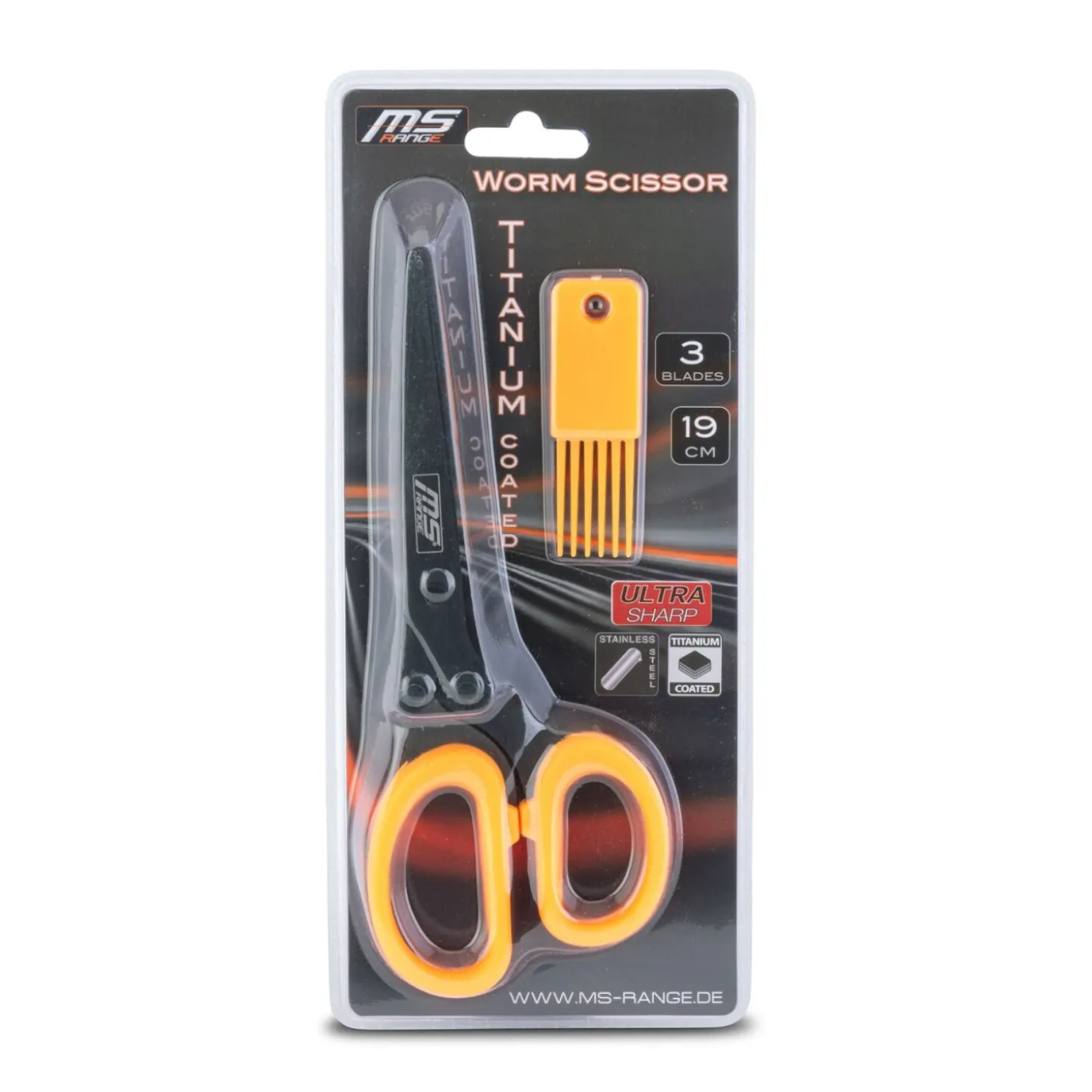 MS-Range Worm Wurmschere Sissor 3 Blades