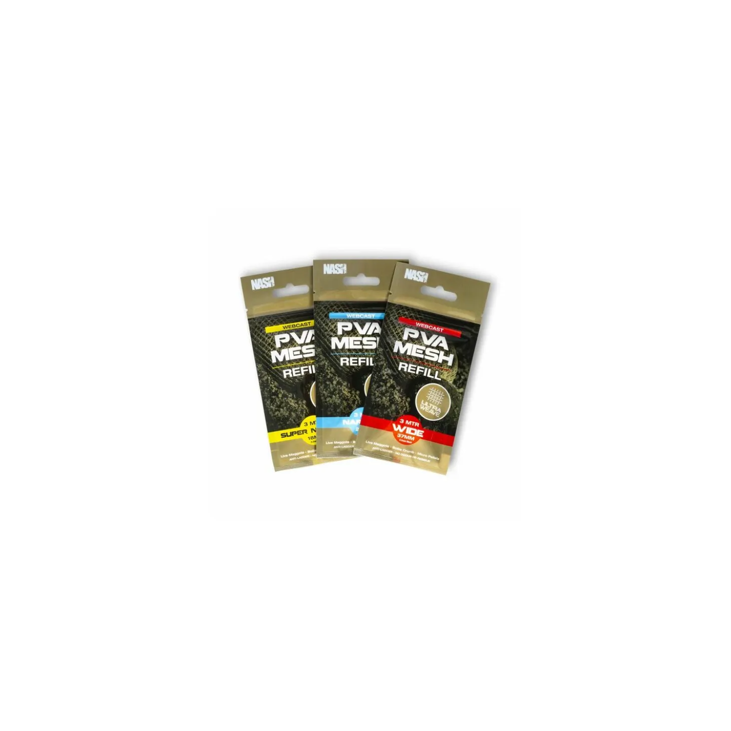 Nash Webcast Ultra Weave PVA Refill Wide 37 mm 3 Meter