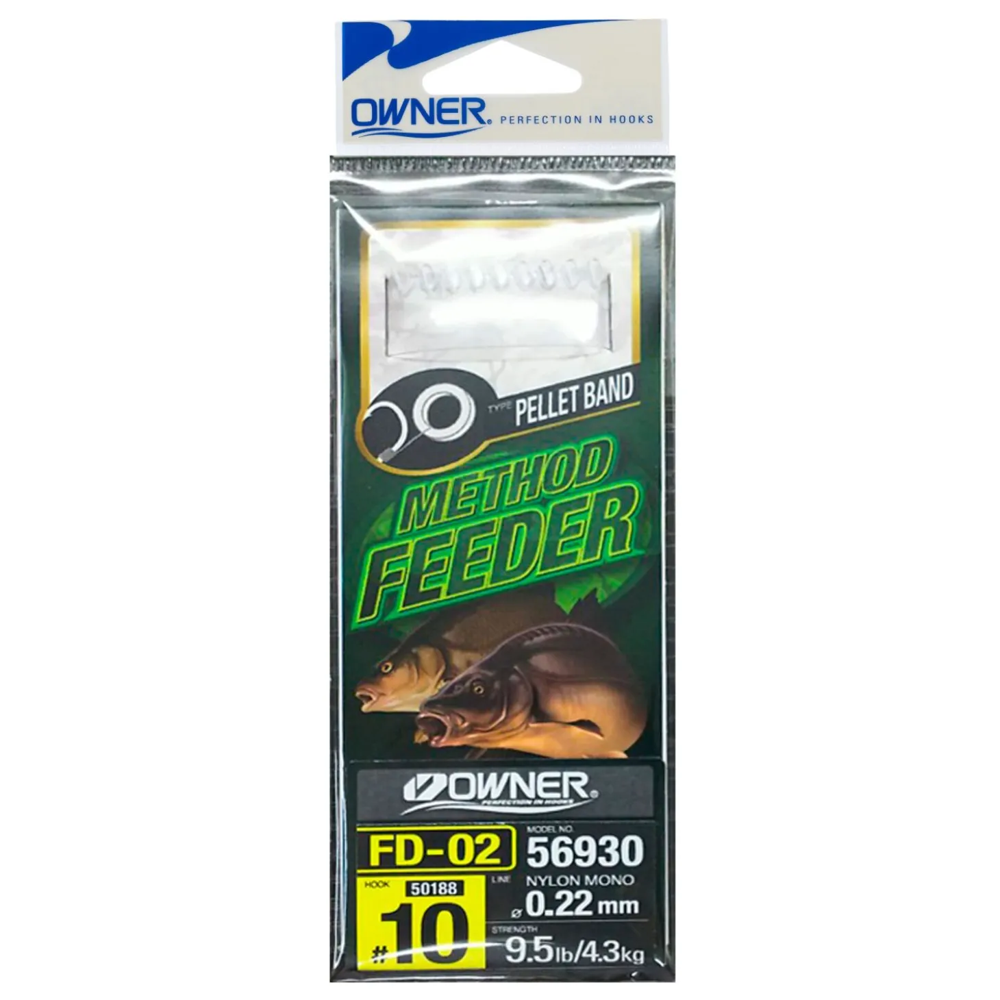 Owner Method Feeder Haken mit Pelletband - Gr. 14