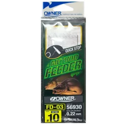 Owner Method Feeder Haken mit Quickstop - Gr. 8