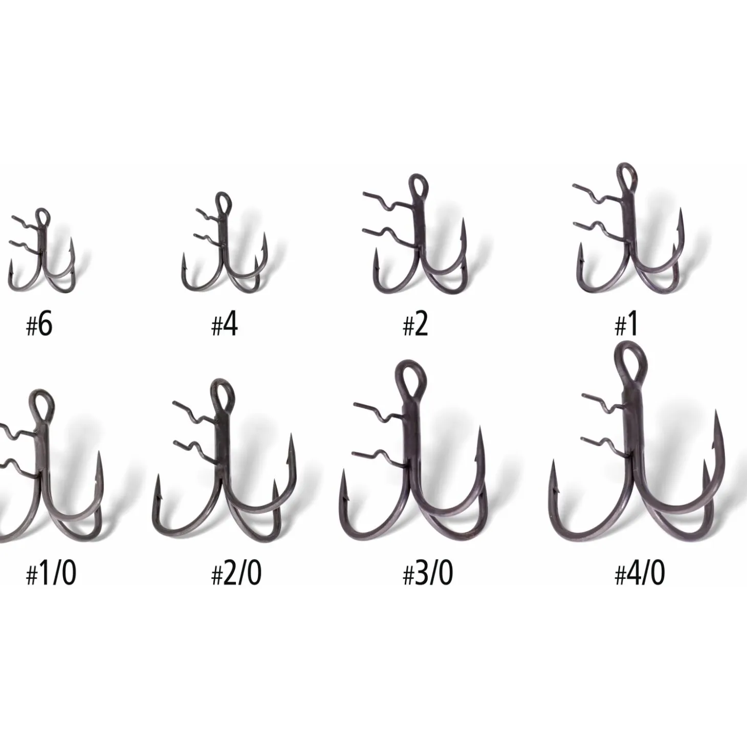 Quantum Claw Treble Hooks mat finish