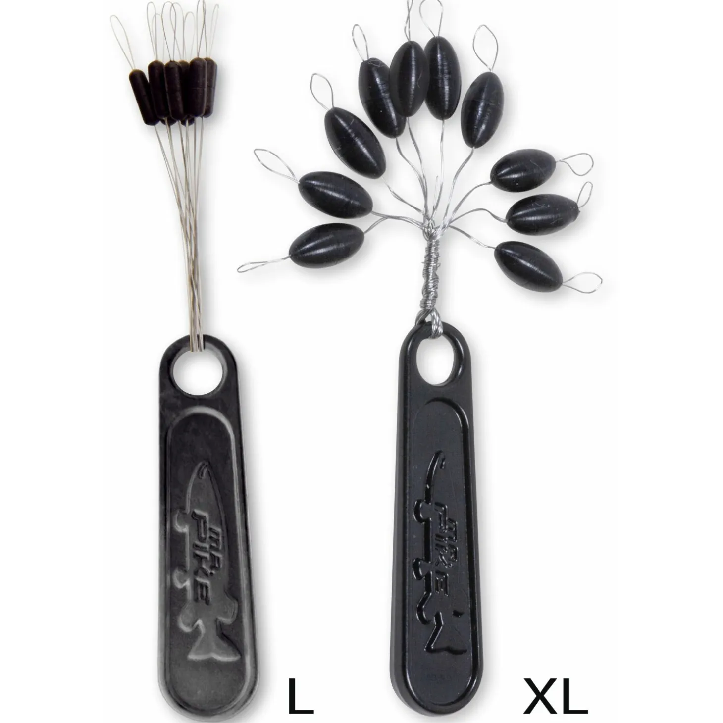 Quantum Mr. Pike Float Stops Silicone Schwarz