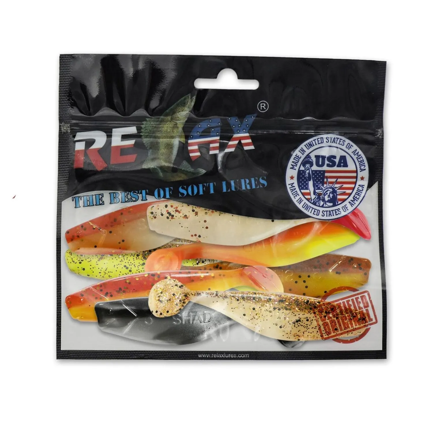 Relax Zandershad 8,0 cm 5er Packung Gummifisch