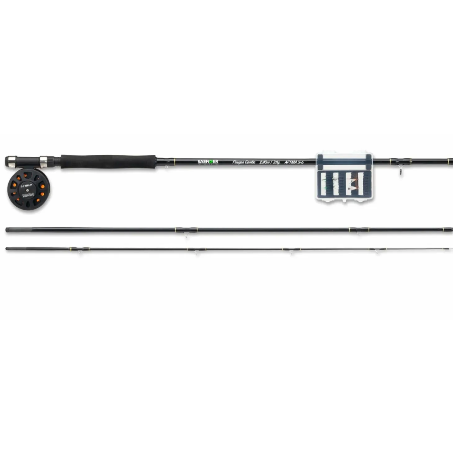 SAENGER Fliegen Combo 2,40m/3tlg. AFTMA 5-6