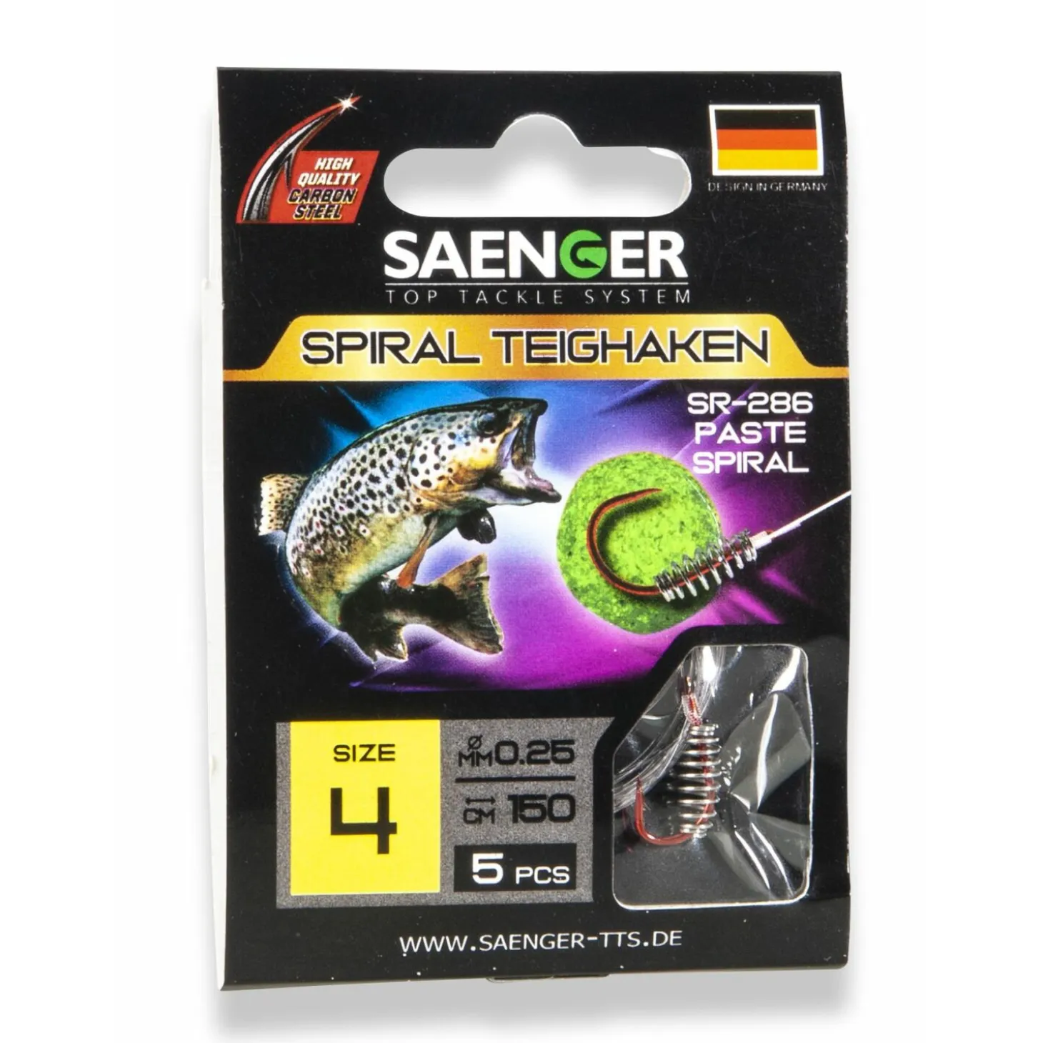 Saenger Spiral Teighaken SR-286 150cm