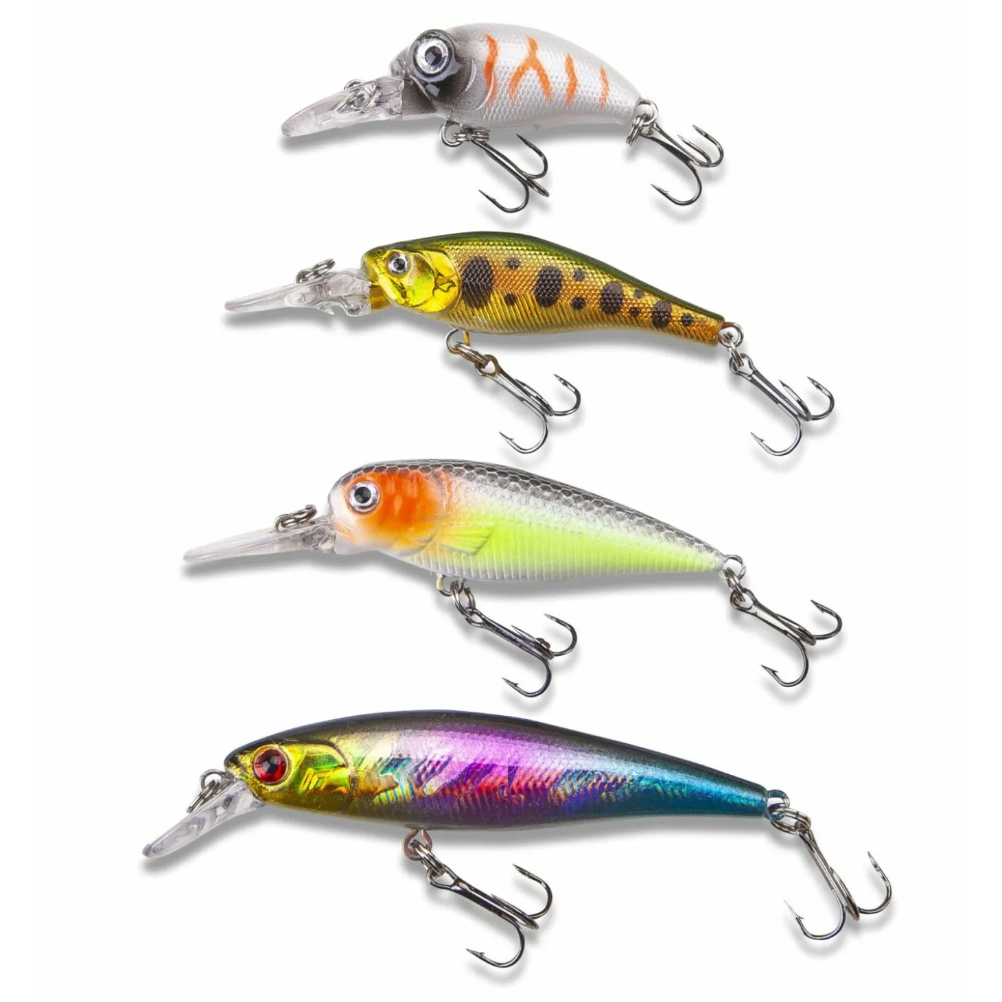 Sänger Specialist Forelle Barsch Wobbler Set 4 Stück