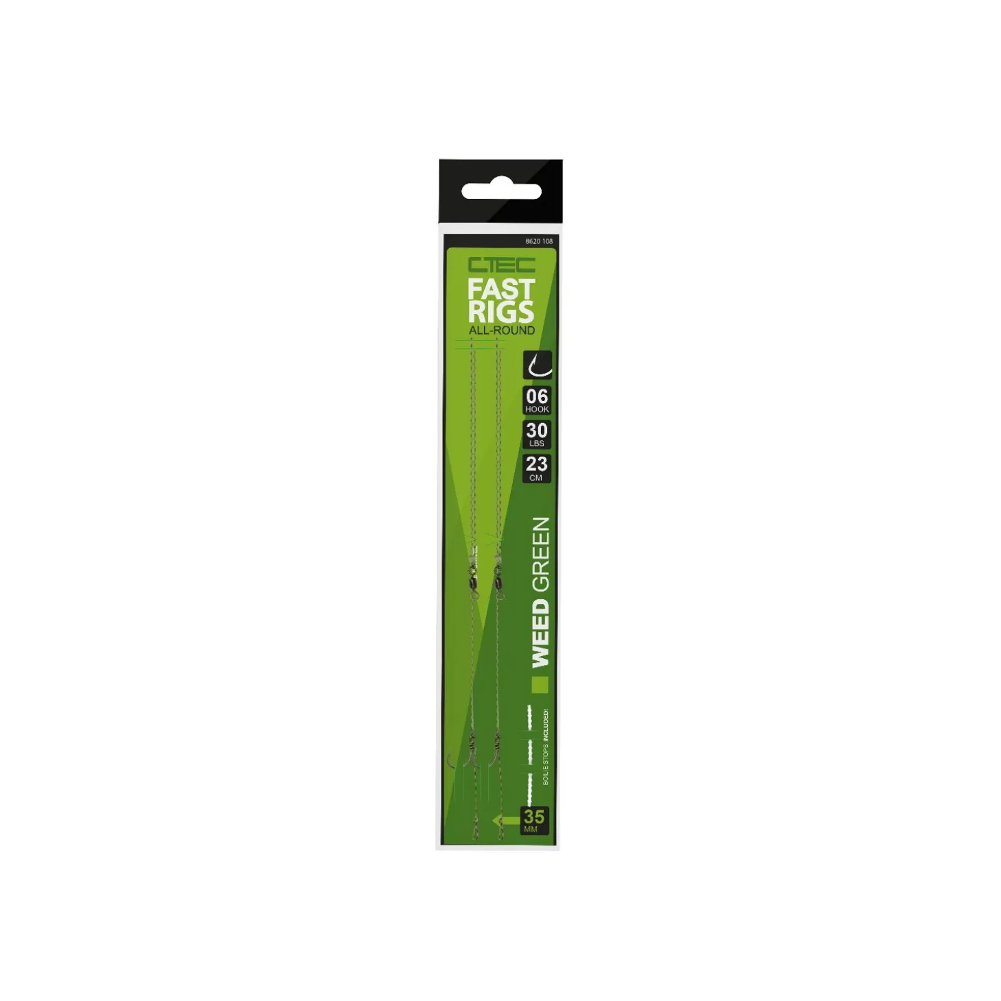 Spro CTEC Fast Rigs Allround Weed Green Gr. 10