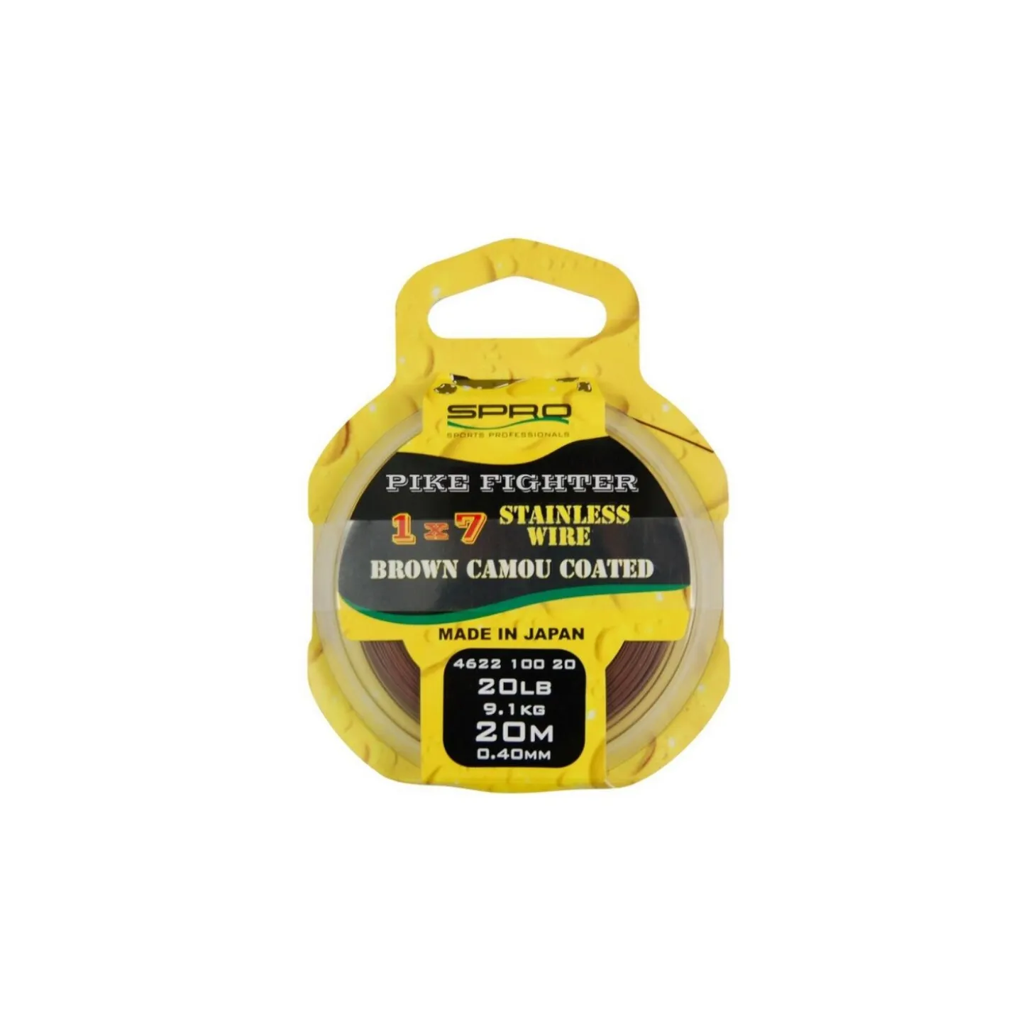 Spro Pike Fighter 1x7 Brown Coated Wire