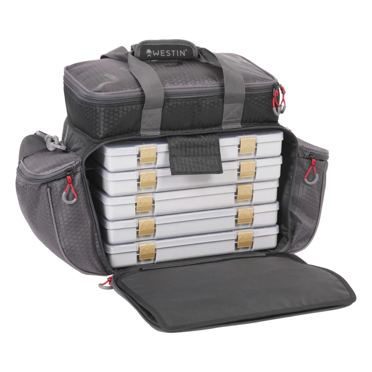 W4 MASTER LURE BAG 5 BOXES OS TITANIUM BLACK